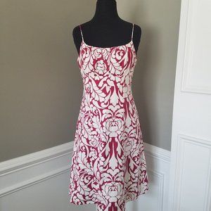 Ann Taylor empire waist linen blend A-line summer dress